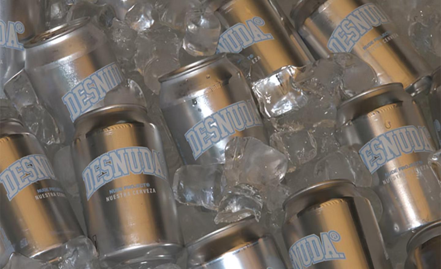 Desnuda Beer campaign photograph