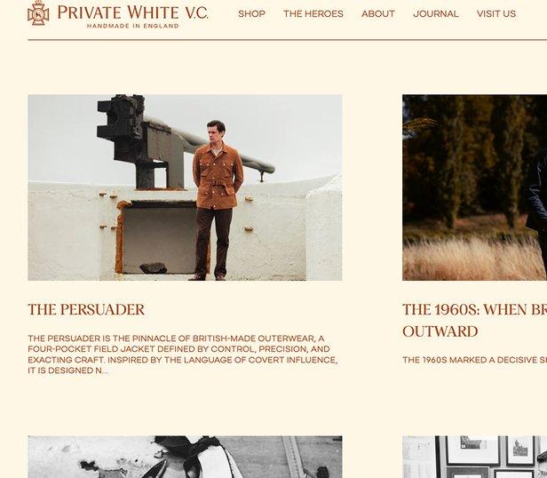 Private White VC — Store screenshots 6