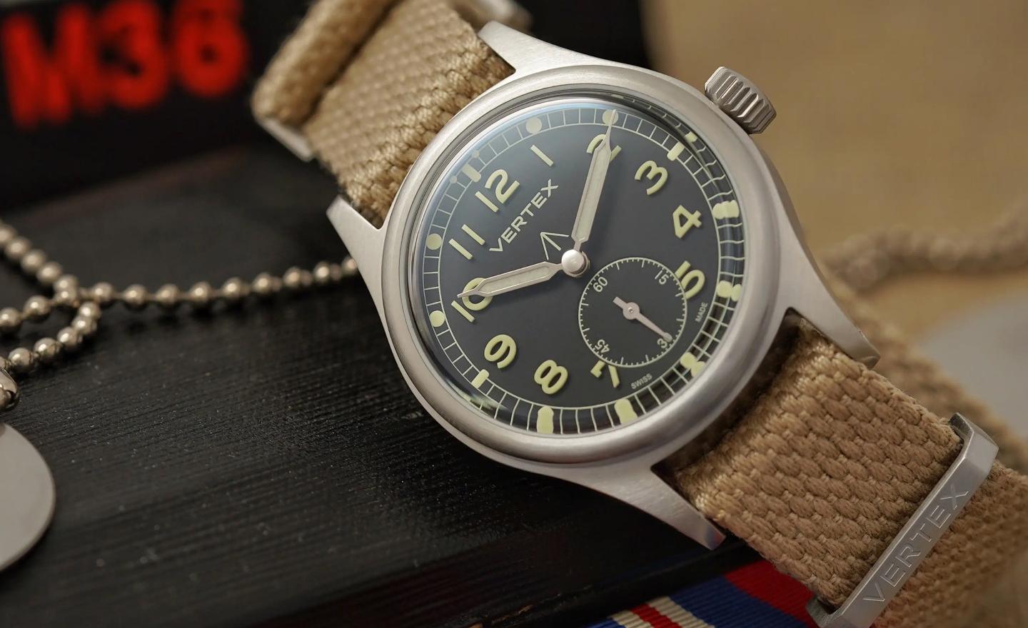 Vertex Watches campaign photograph