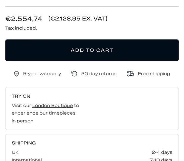 Vertex Watches — Store screenshots 4