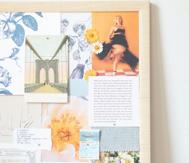 Un mood board de referencias de marca para una tienda Shopify